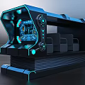 equipment dynamic platform dynamic seat dynamic equipment dynamic seat 3d model
