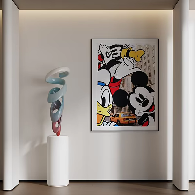 decorative painting 3d model decorative painting 3d model