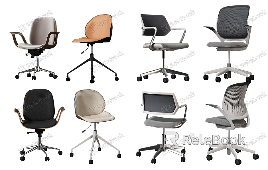 Modern Office Chair Office Swivel Chair Conference Chair Staff Chair model