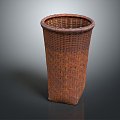 Modern Storage Basket Basket Bamboo Basket Back Basket Bamboo Basket 3d model