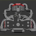 Modern Engine Racing Engine Racing Engine Car Engine 3d model