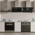 Modern Kitchen Appliances Featuring Range Hoods Stovetops And Built In Ovens