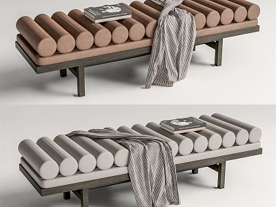 Modern bed end stool model