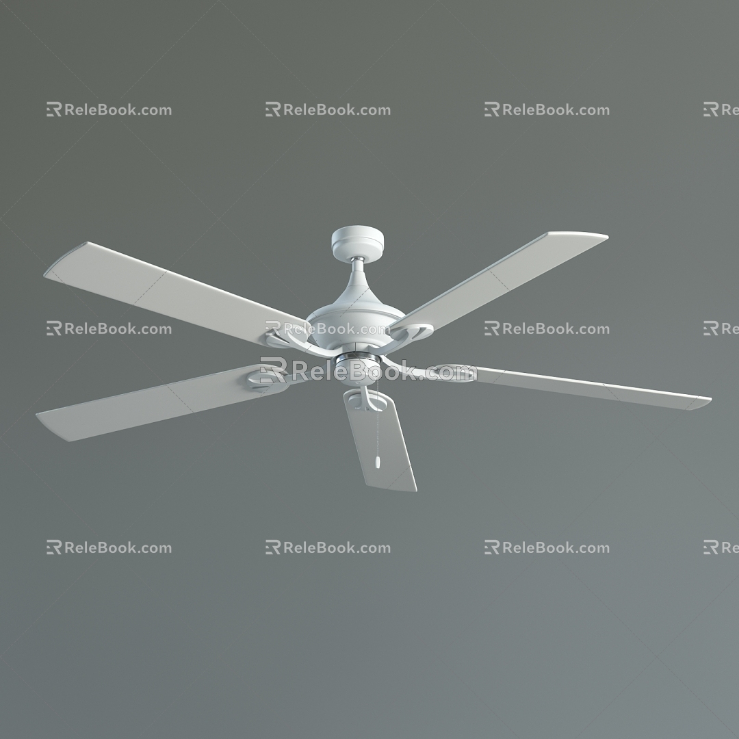 Modern ceiling fan modern ceiling fan 3d model