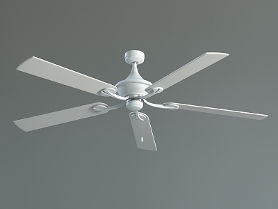 Modern ceiling fan modern ceiling fan 3d model