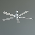 Modern ceiling fan modern ceiling fan 3d model