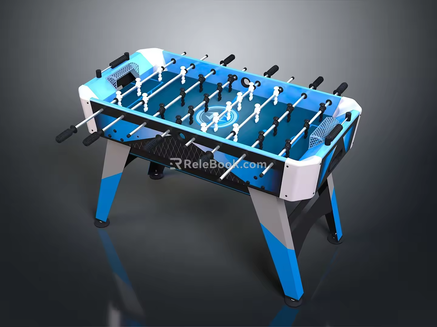 Table Soccer Billiard Pool Table Pool Club Billiard Rack Billiard Table Items 3d model