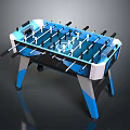 Table Soccer Billiard Pool Table Pool Club Billiard Rack Billiard Table Items 3d model