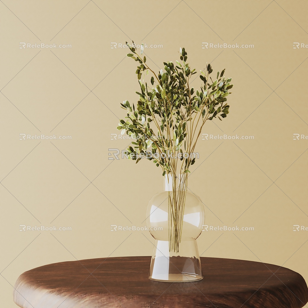 Modern Potted Plant 3d model