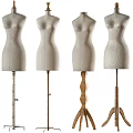 Fashion Mannequin Torso Displays With Different Wooden And Metal Stands