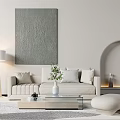 Modern Sofa Coffee Table Combination Sofa 3d model