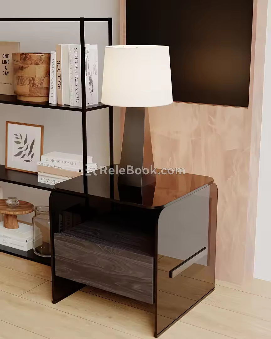 Modern table lamp table lamp floor lamp side table lamp 3d model