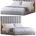 Double bed 3d model