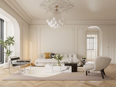 French Living Room model