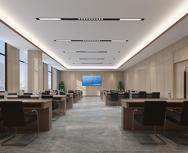 Modern Meeting Room Small Meeting Room 3d model