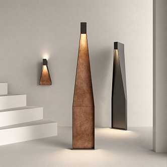 Modern lighting combination floor lamp 3d model