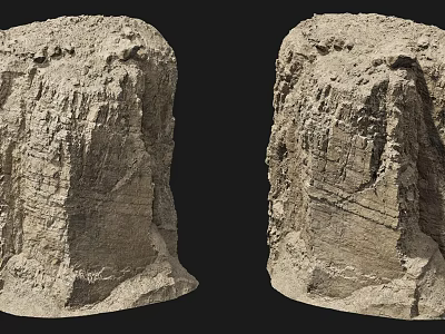 Modern Cliff Boulder Cliff 3d model Modern Cliff Boulder Cliff 3d model