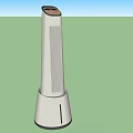 Tower Air Cooler Fan White Modern Standing Design With Control Panel For Home Use