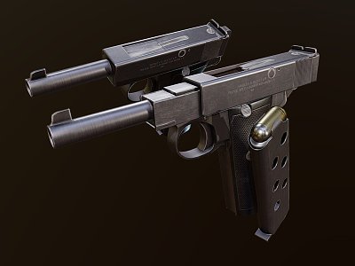 Weapon automatic pistol model