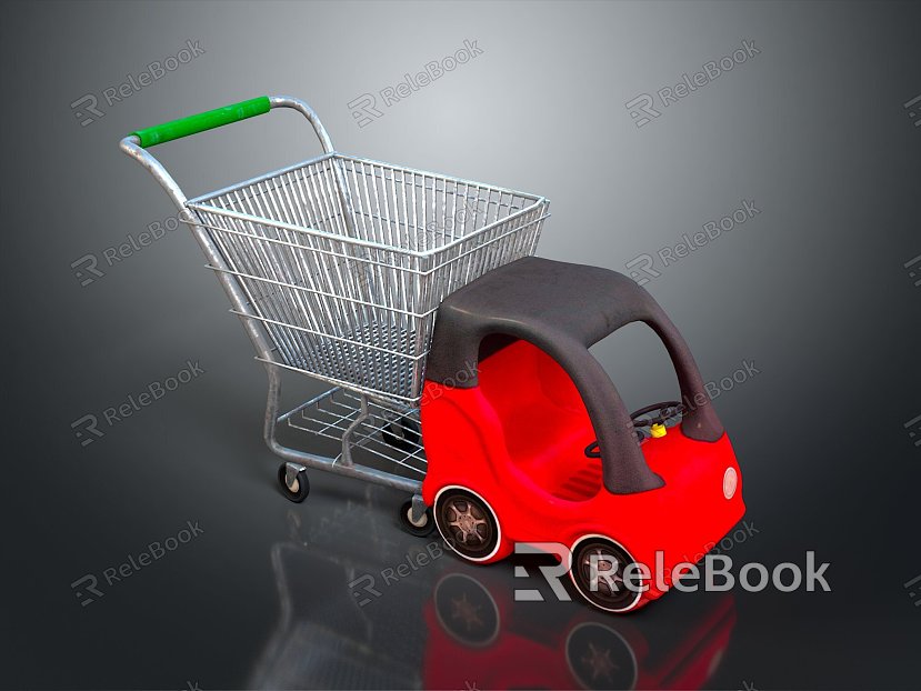 Shopping Cart Trolley Supermarket Shopping Cart Supermarket Trolley Supermarket Trolley Supermarket Trolley Supermarket model