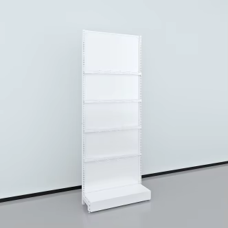 Family White Side Cabinet Wall Shelf Supermarket Shelf Supermarket Cabinet Iron Rack Cabinet Floor Cabinet Bringer Laminar Hook 3d model