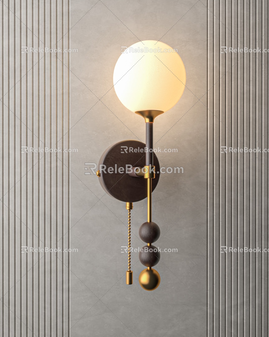 Modern wall lamp 3d model