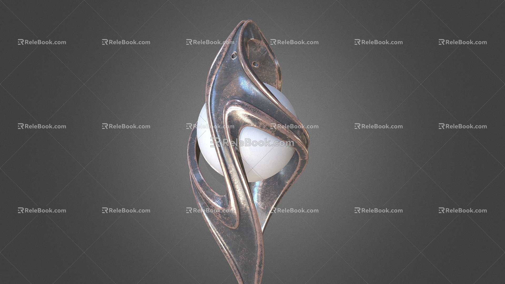 Modern Pendant Necklace Necklace Pendant 3d model