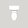 White Ceramic Toilet Bowl For Bathroom Fixture Design And Home Use