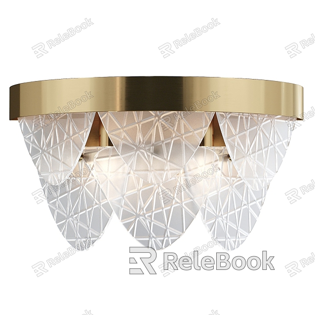 Simple Light Luxury Ceiling Lamp model