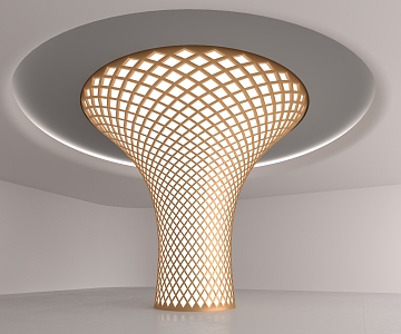 Modern Column 3d model