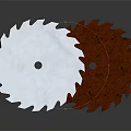 Hardware Tools Saw Blades in Silver and Red Colors for Cutting Applications