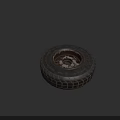High Quality Car Parts Tire With Alloy Wheel Rim And Grid Pattern Design