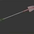 Modern spade shovel pointed spade 3d model