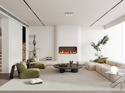 modern living room model