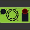 Green and Blue 12V to 110V Power Inverter for Computer Power Supply Device