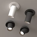 Modern White and Black Downlights Spotlights Modern Home Ceiling Lighting Fixtures Design