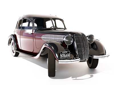 Classic BMW 1930 3d model