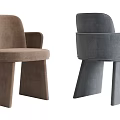 Stylish Leisure Chairs With Various Upholstered Designs And Modern Block Legs