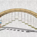 Children's Bridge Modern Bridge 3d model