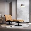 Modern Baxter Recliner 3d model