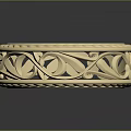 Elegant Golden Braided Hollow Pattern Fashion Ring For Women Accessories