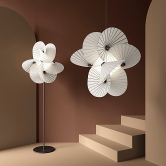 Modern Moooi Lamp Combination 3d model