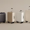 Modern Stylish Travel Luggage In Various Colors With Telescopic Handles And Rolling Wheels