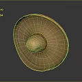 Traditional Straw Hat With Wide Brim Round Crown And Orange Band