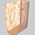 Modern Shower Sauna Interior With Marble Walls Glass Partition And Wooden Shelves