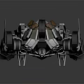 Game Movie Robot Character With Mechanical Armor And Detailed Metallic Design