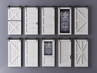 Barn door 3d model