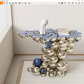 Post-modern side several 3d model
