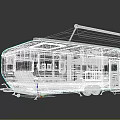 Functional Caravan With Open Awning And Windows For Camping And Outdoor Travel