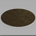 Elegant Copper Round Plate for Home Use with Textured Surface and Modern Design